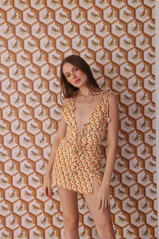 Honeycomb Romper